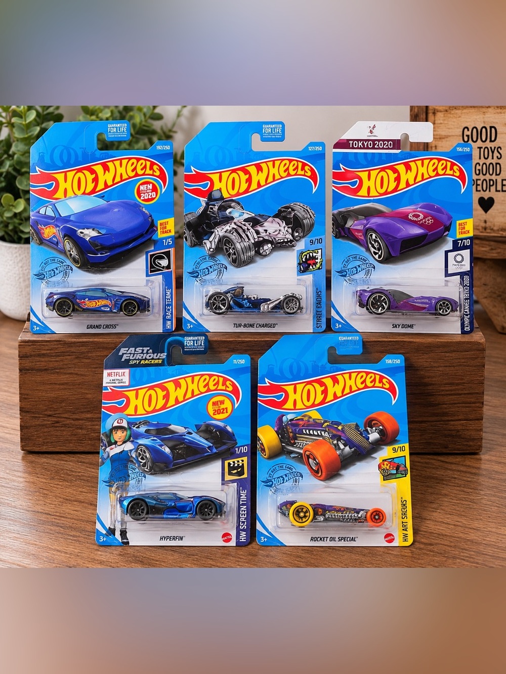 🚗 5-Piece Hot Wheels Collector Bundle | 2020–2021 | Sealed